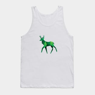 low poly deer design Tank Top